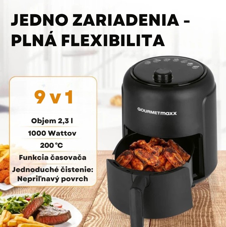 GourmetMaxx Teplovzdušná fritéza 12251 (2)